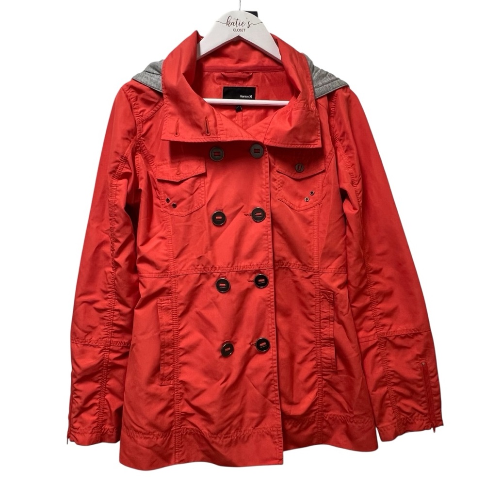 Hurley Women’s Coral Hooded Jacket Size Small